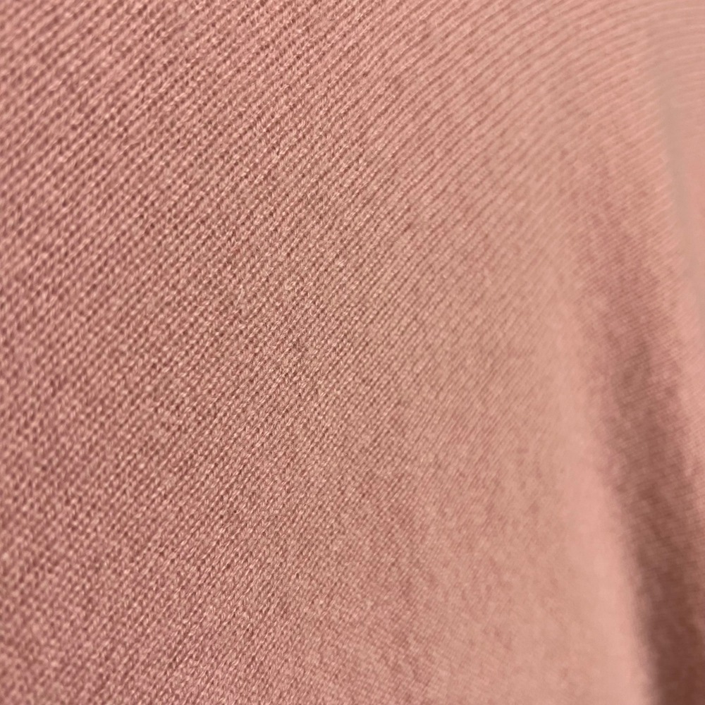 Ann Taylor 100% Cashmere Poncho Sweater Rose Pink‎ M/L Oversized Knit Lagenlook - Picture 9 of 15